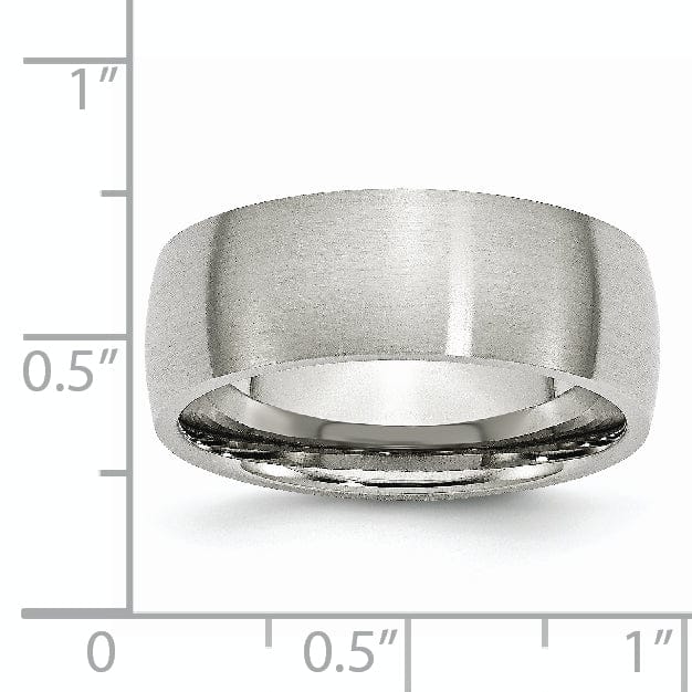 Bridal Ring Stainless Steel Brushed Band