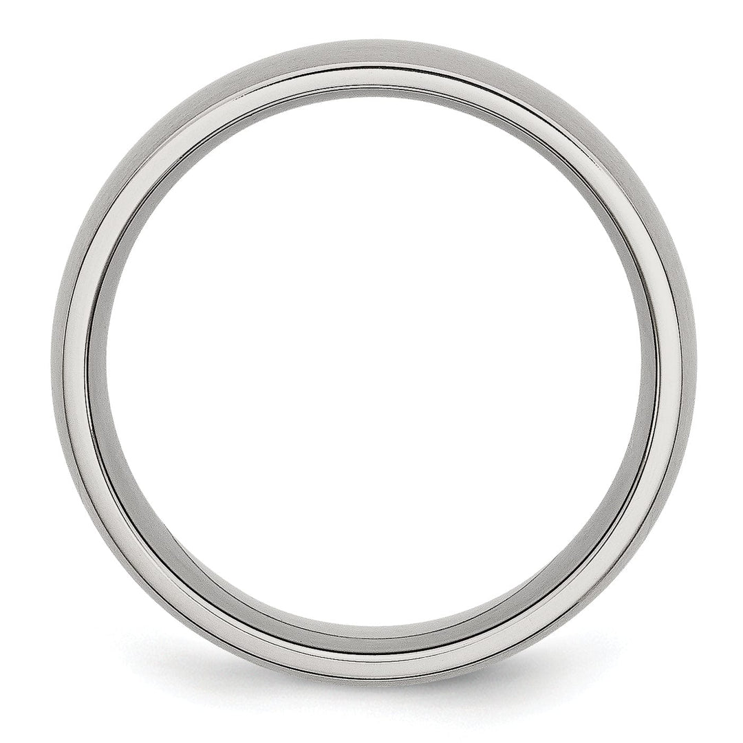 Bridal Ring Stainless Steel Brushed Band