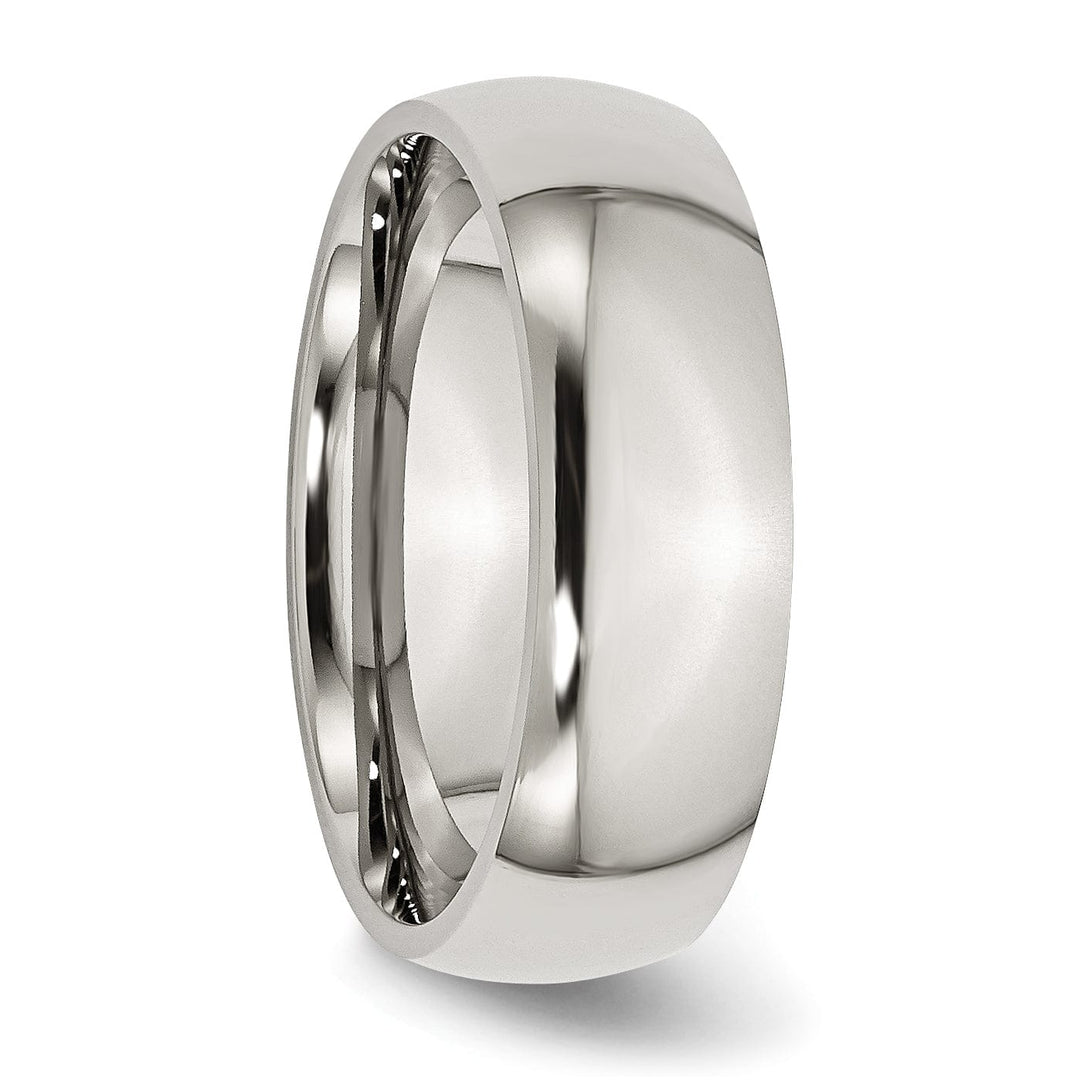 Bridal Ring Stainless Steel Polished 7MM Band Ring