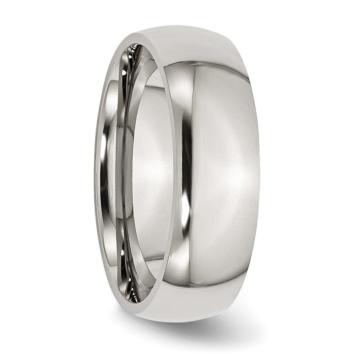 Bridal Ring Stainless Steel Polished 7MM Band Ring