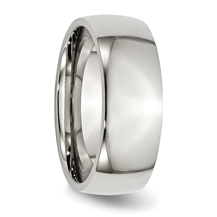 Bridal Ring Stainless Steel Polished 8MM Band Ring