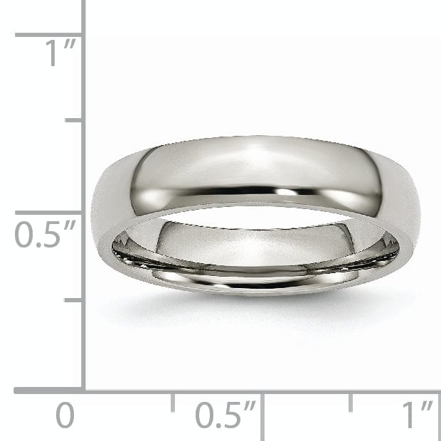 Bridal Ring Stainless Steel Polished Band