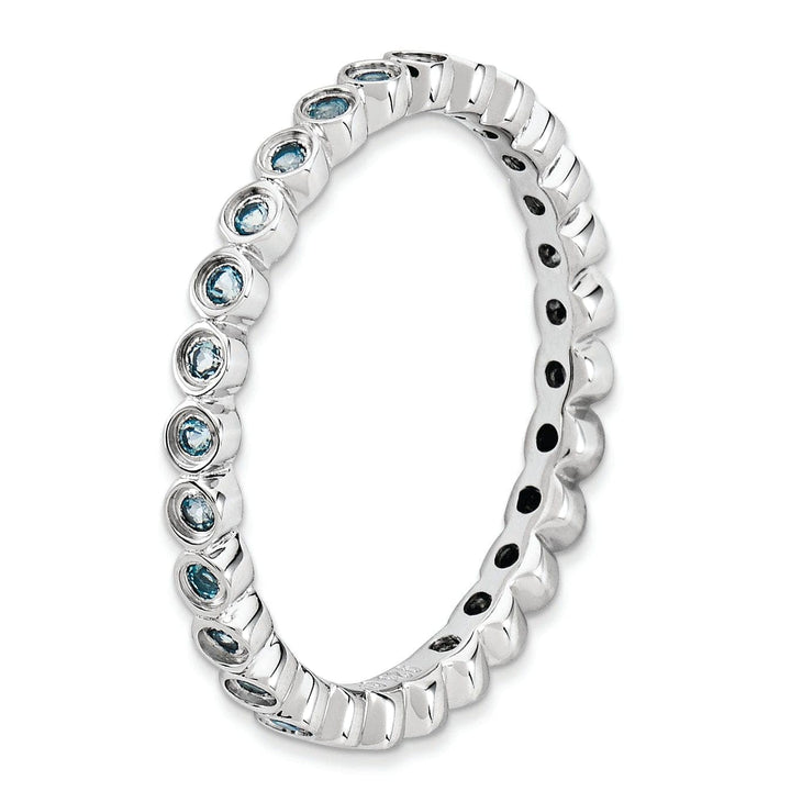 Stackable Expressions Ring Sterling Silver Blue Topaz Ring