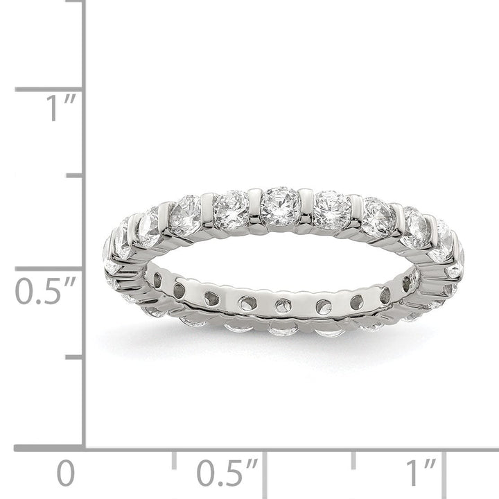 Lovely Rita's Ring Sterling Silver Cubic Zirconia Band Rings