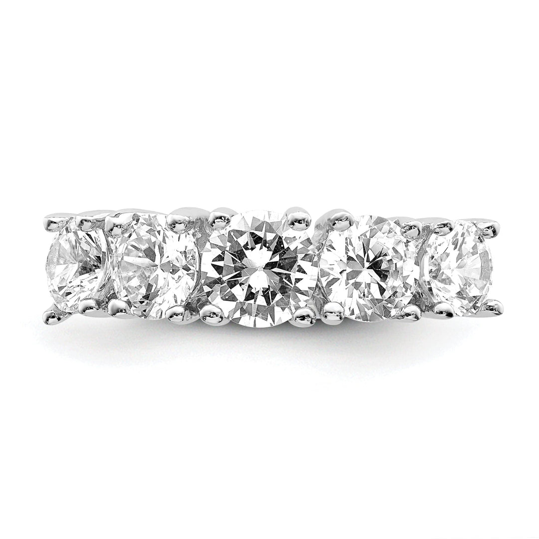 Lovely Rita's Ring Sterling Silver Cubic Zirconia Band Rings