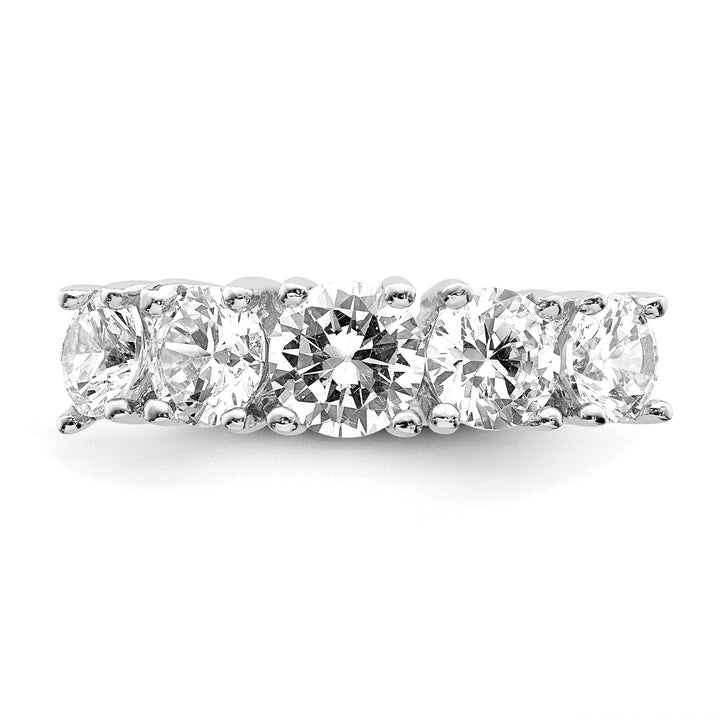 Lovely Rita's Ring Sterling Silver Cubic Zirconia Band Rings