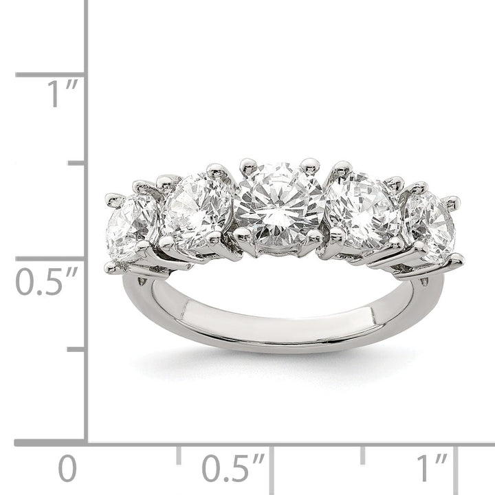Lovely Rita's Ring Sterling Silver Cubic Zirconia Band Rings
