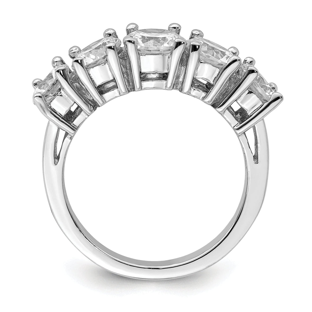 Lovely Rita's Ring Sterling Silver Cubic Zirconia Band Rings