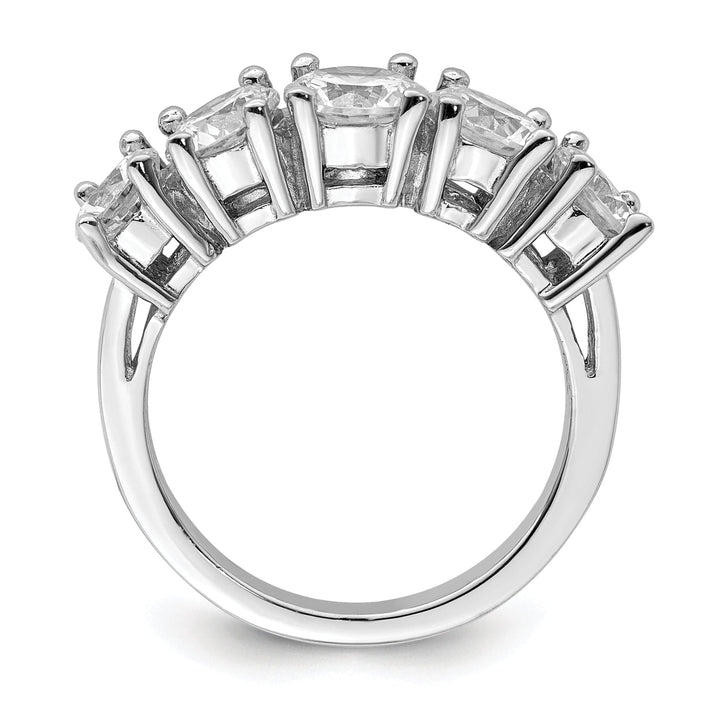 Lovely Rita's Ring Sterling Silver Cubic Zirconia Band Rings