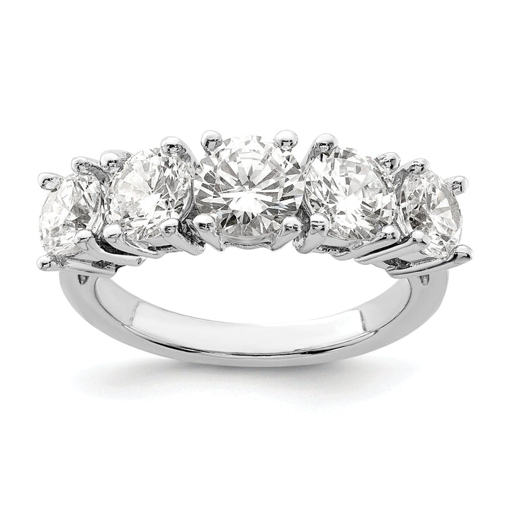 Lovely Rita's Ring Sterling Silver Cubic Zirconia Band Rings