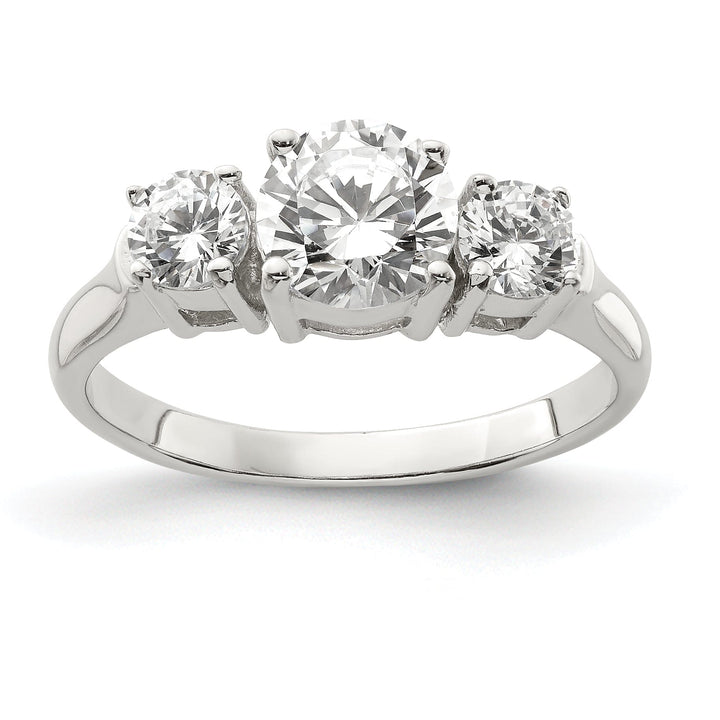 Lovely Rita's Ring Sterling Silver Cubic Zirconia Band Rings