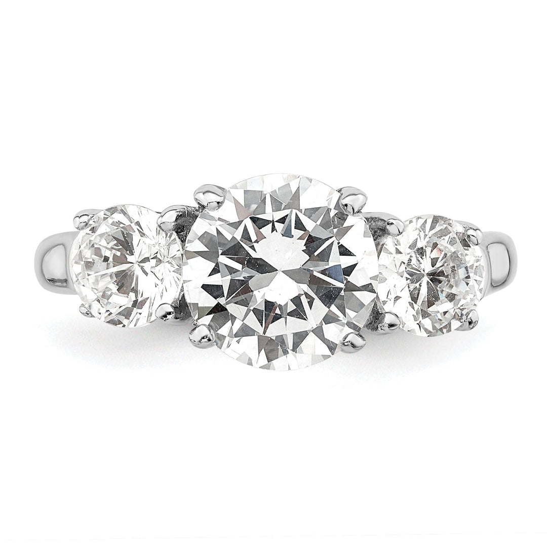 Lovely Rita's Ring Sterling Silver Cubic Zirconia Band Rings