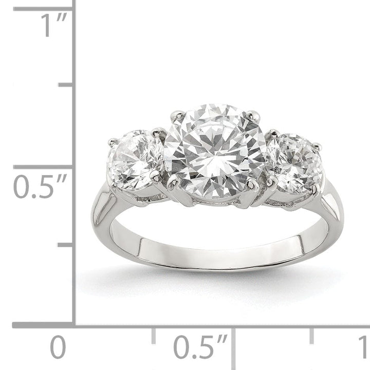 Lovely Rita's Ring Sterling Silver Cubic Zirconia Band Rings