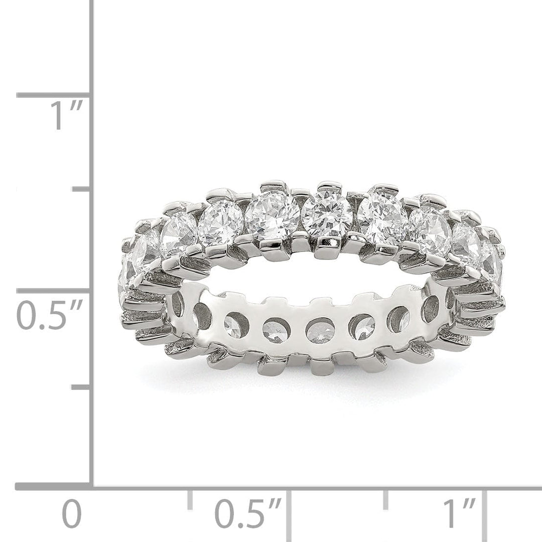 Lovely Rita's Ring Sterling Silver Cubic Zirconia Band Rings
