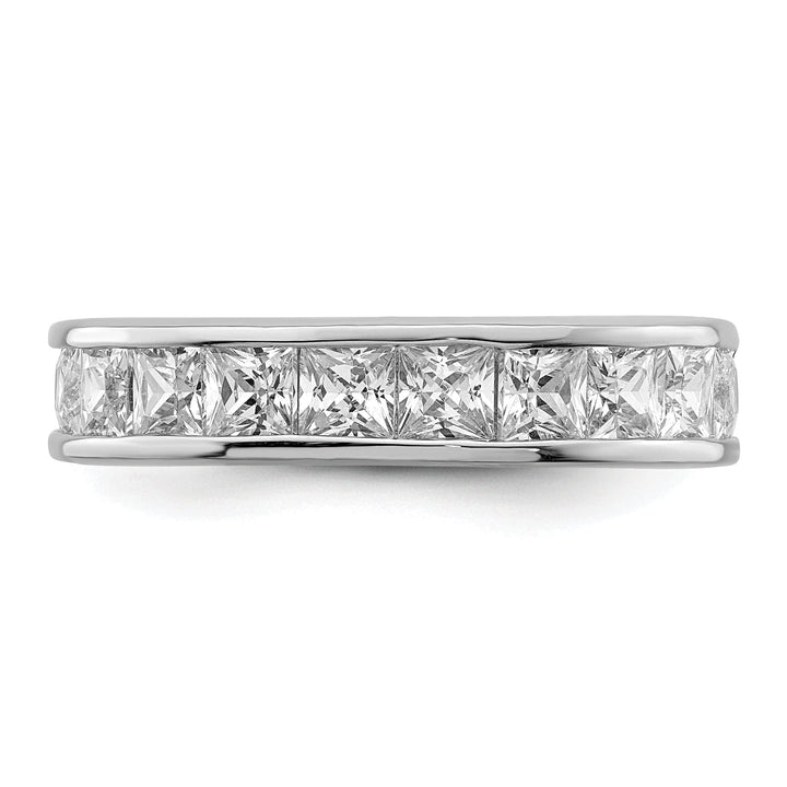 Lovely Rita's Ring Sterling Silver Cubic Zirconia Eternity Band
