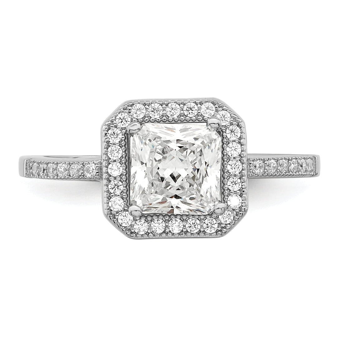 Lovely Rita's Ring Sterling Silver Cubic Zirconia Fancy Ring