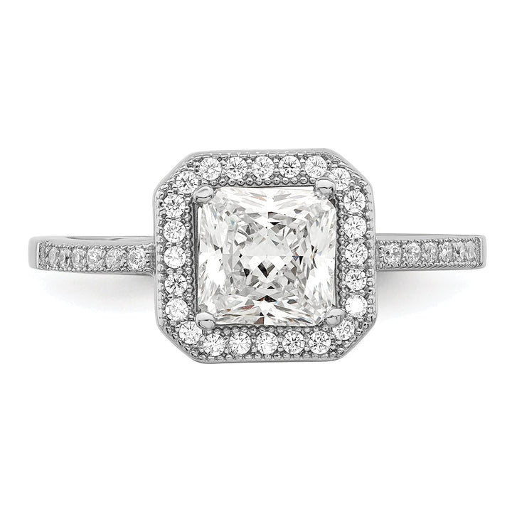 Lovely Rita's Ring Sterling Silver Cubic Zirconia Fancy Ring