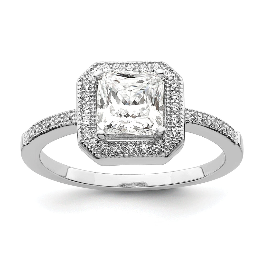 Lovely Rita's Ring Sterling Silver Cubic Zirconia Fancy Ring