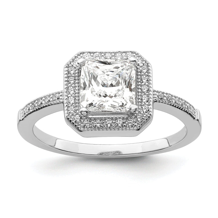 Lovely Rita's Ring Sterling Silver Cubic Zirconia Fancy Ring