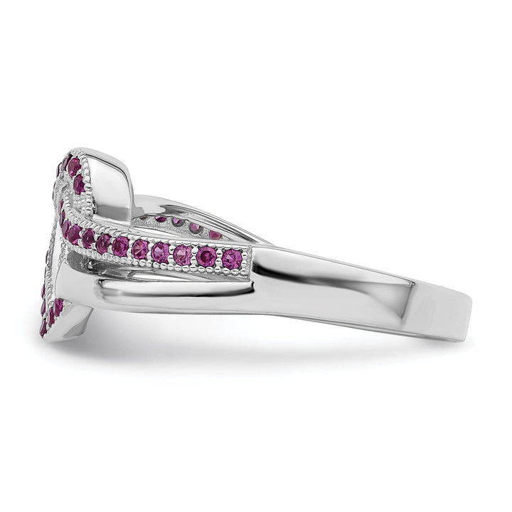 Lovely Rita's Ring Sterling Silver Cubic Zirconia Heart Ring