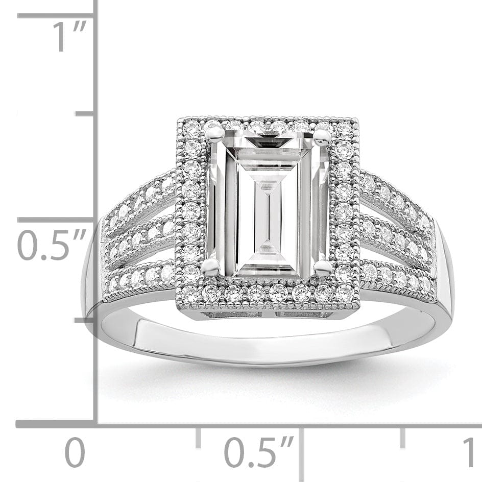 Lovely Rita's Ring Sterling Silver Cubic Zirconia Ring