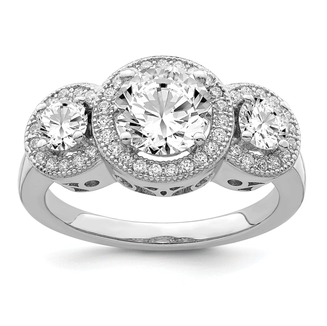 Lovely Rita's Ring Sterling Silver Cubic Zirconia Ring