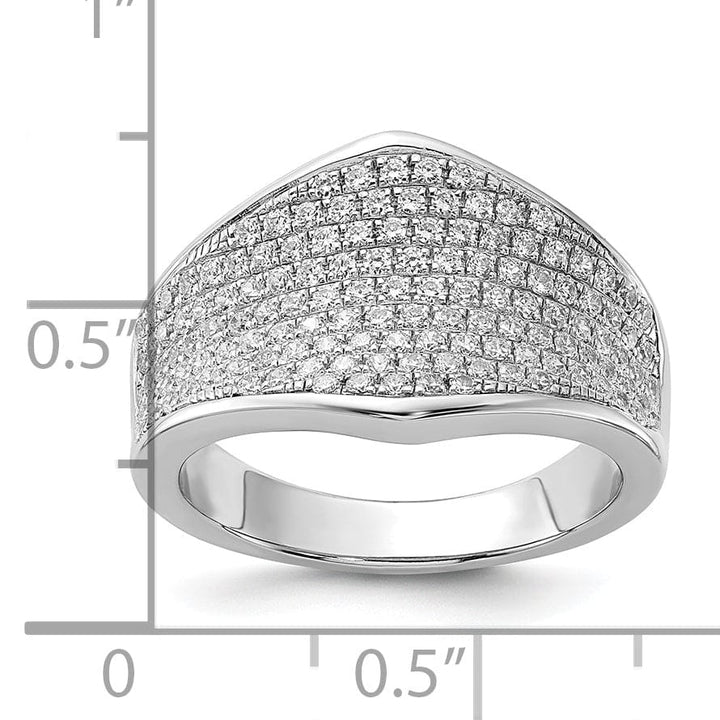 Lovely Rita's Ring Sterling Silver Cubic Zirconia Ring