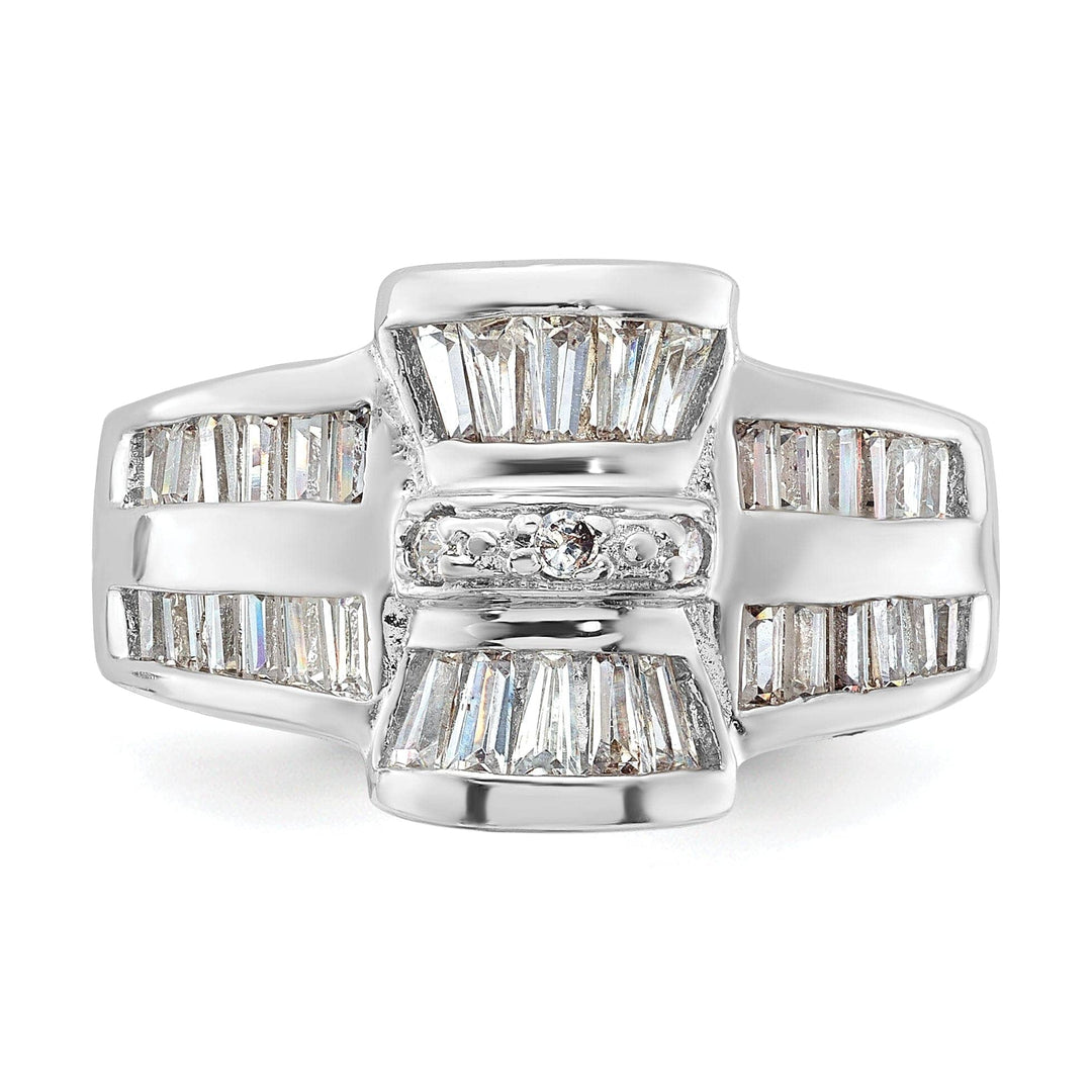 Lovely Rita's Ring Sterling Silver Fancy Cubic Zirconia Ring