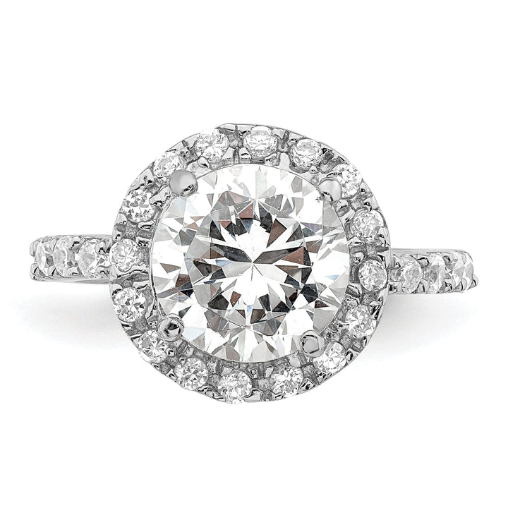 Lovely Rita's Ring Sterling Silver Fancy Cubic Zirconia Ring