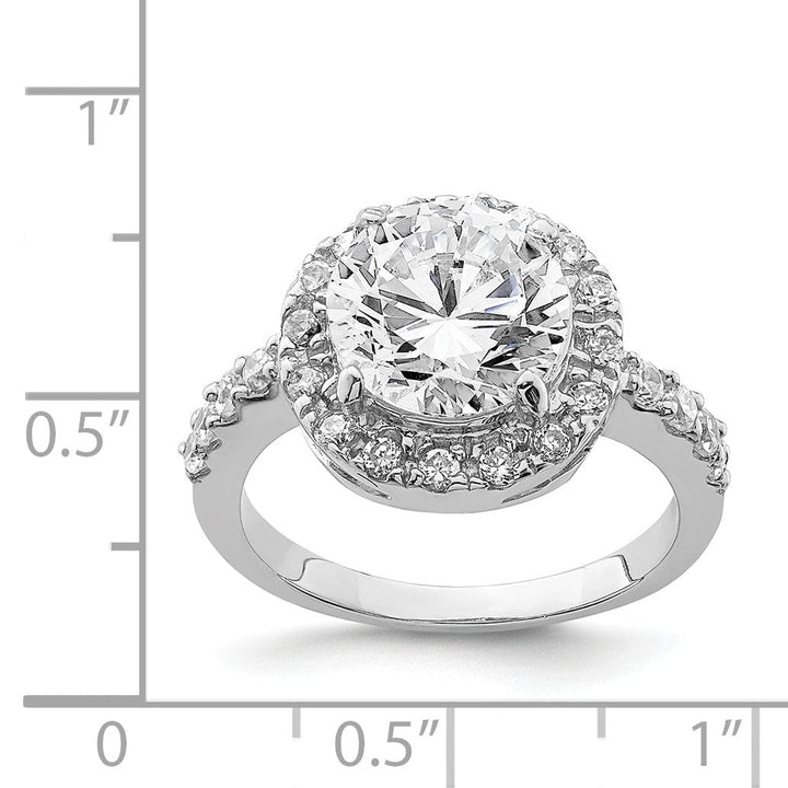 Lovely Rita's Ring Sterling Silver Fancy Cubic Zirconia Ring