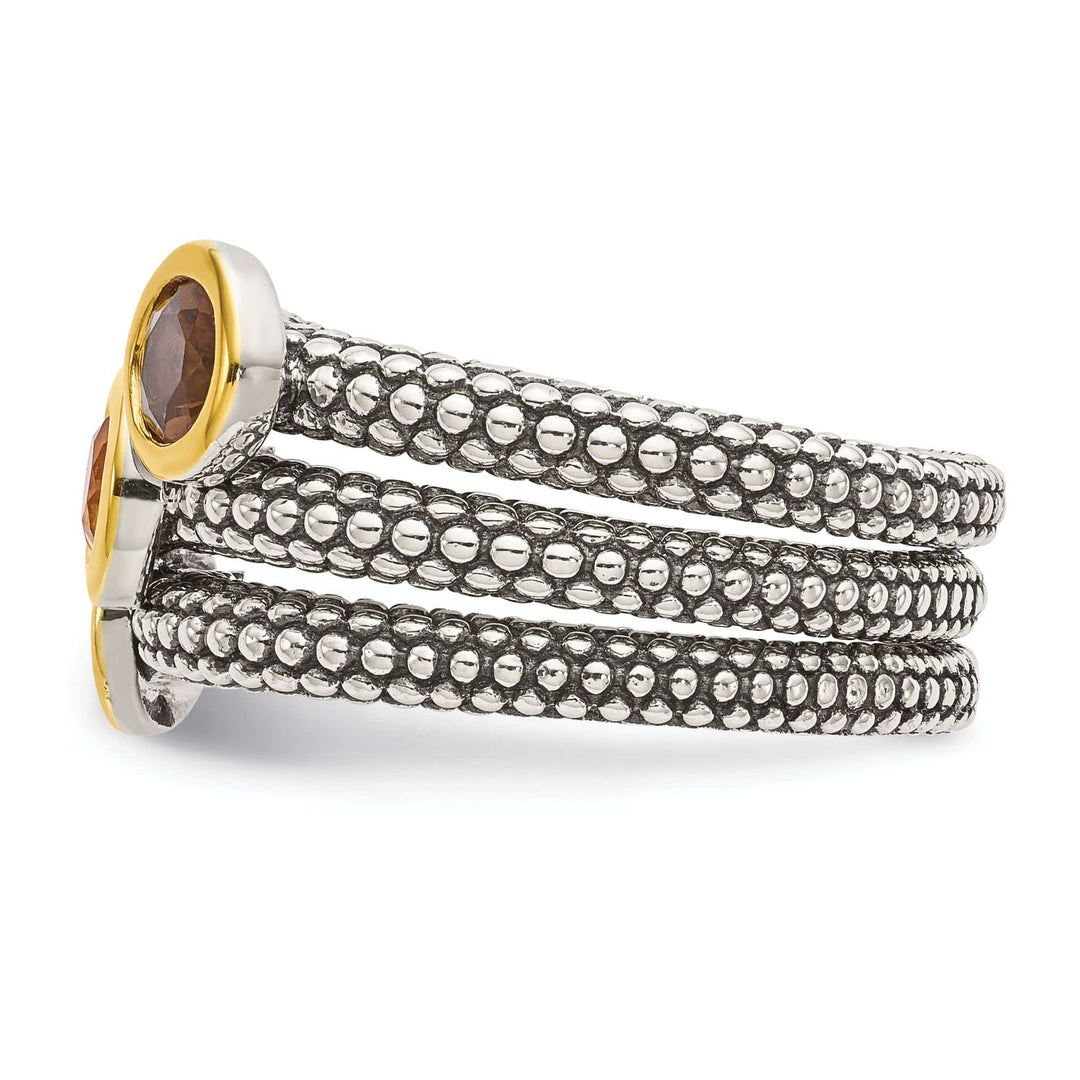 Shey Couture Ring Sterling Silver Gold-plated Gemstone Rings