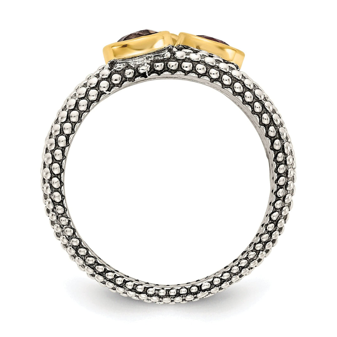 Shey Couture Ring Sterling Silver Gold-plated Gemstone Rings