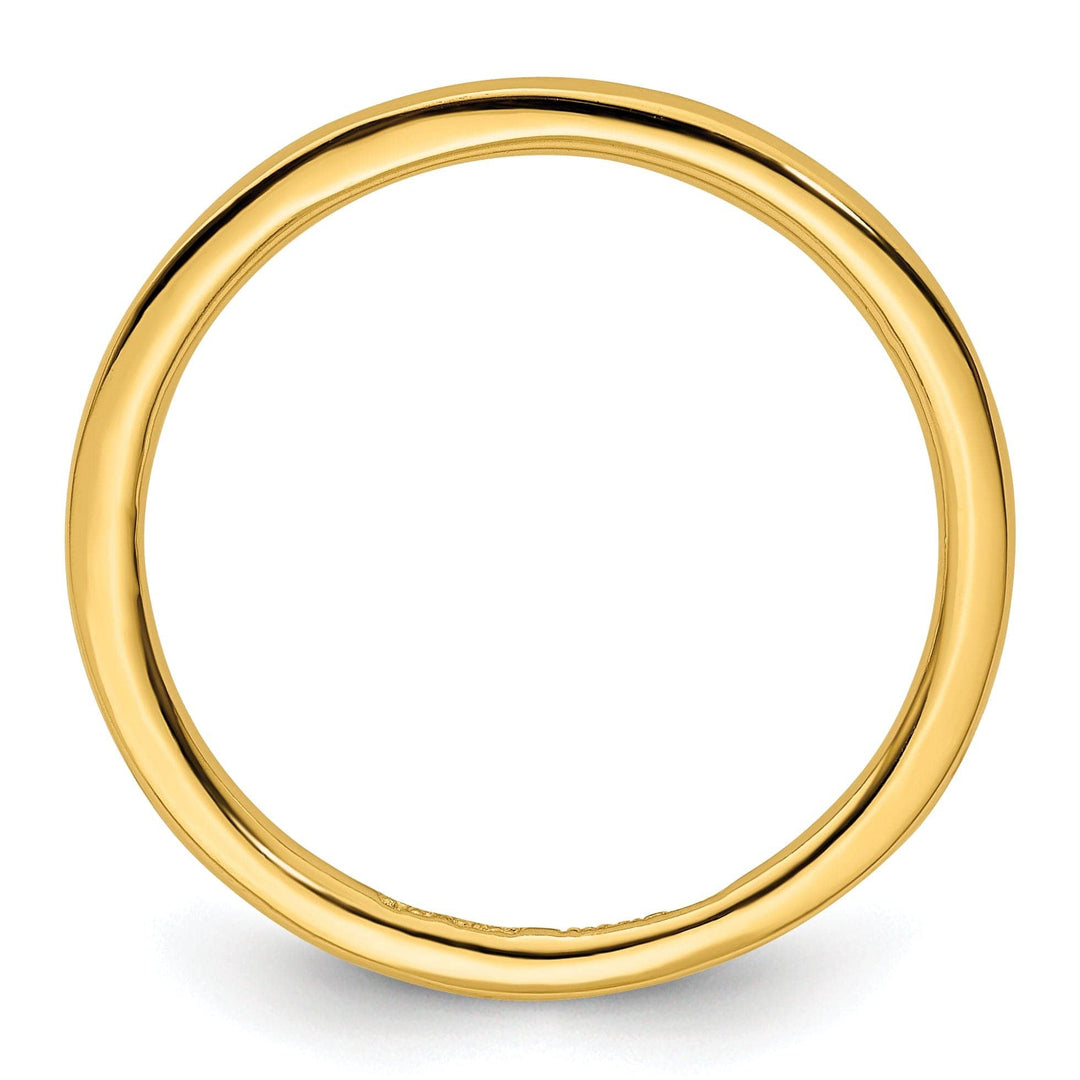 Stackable Expressions Ring Sterling Silver Gold-Plated Polished Ring