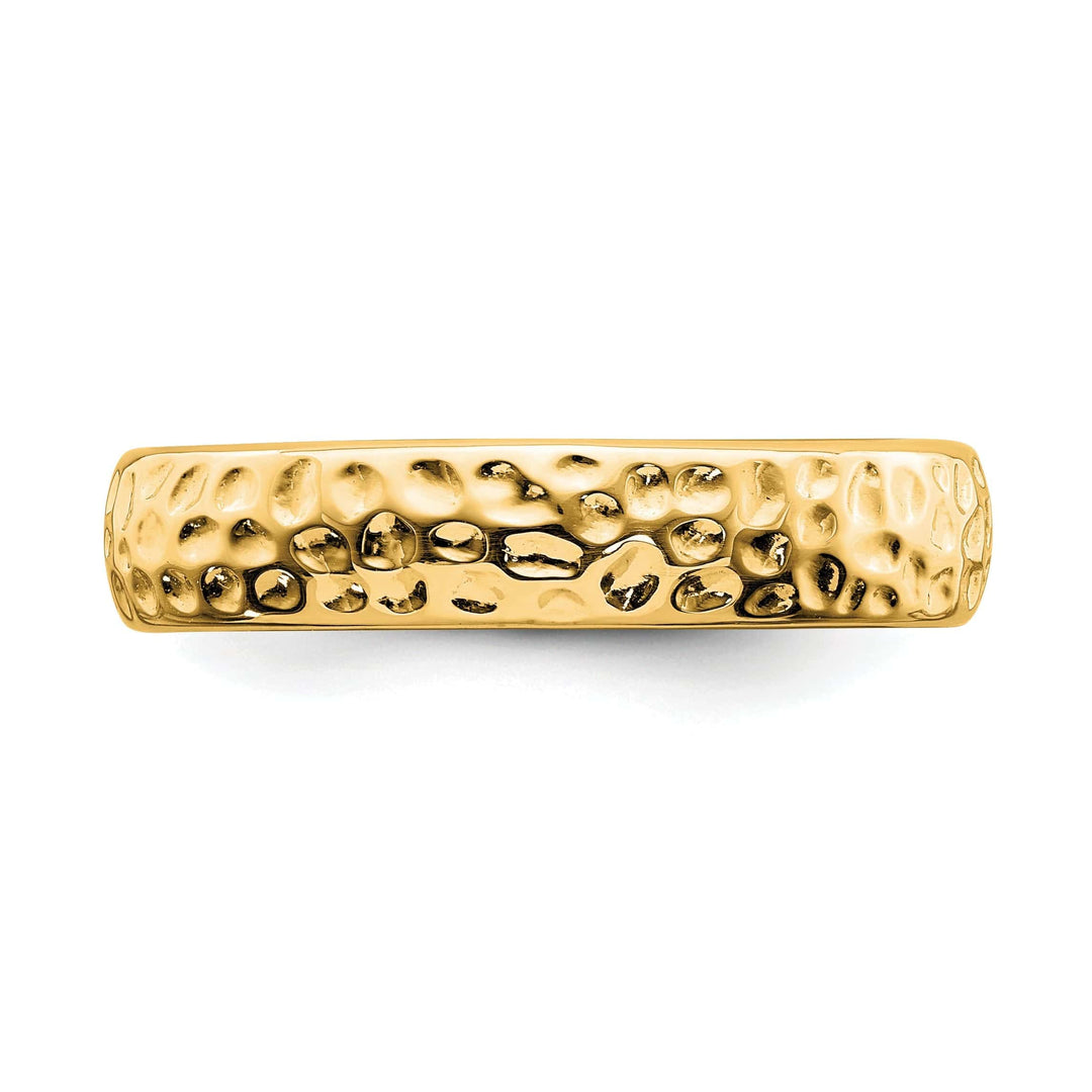 Stackable Expressions Ring Sterling Silver Gold-Plated Ring