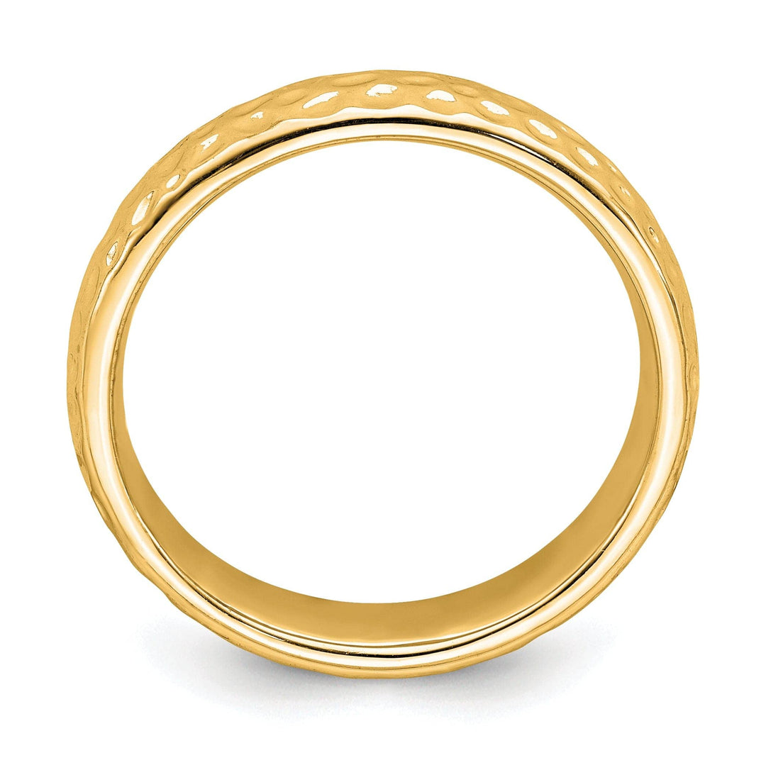 Stackable Expressions Ring Sterling Silver Gold-Plated Ring