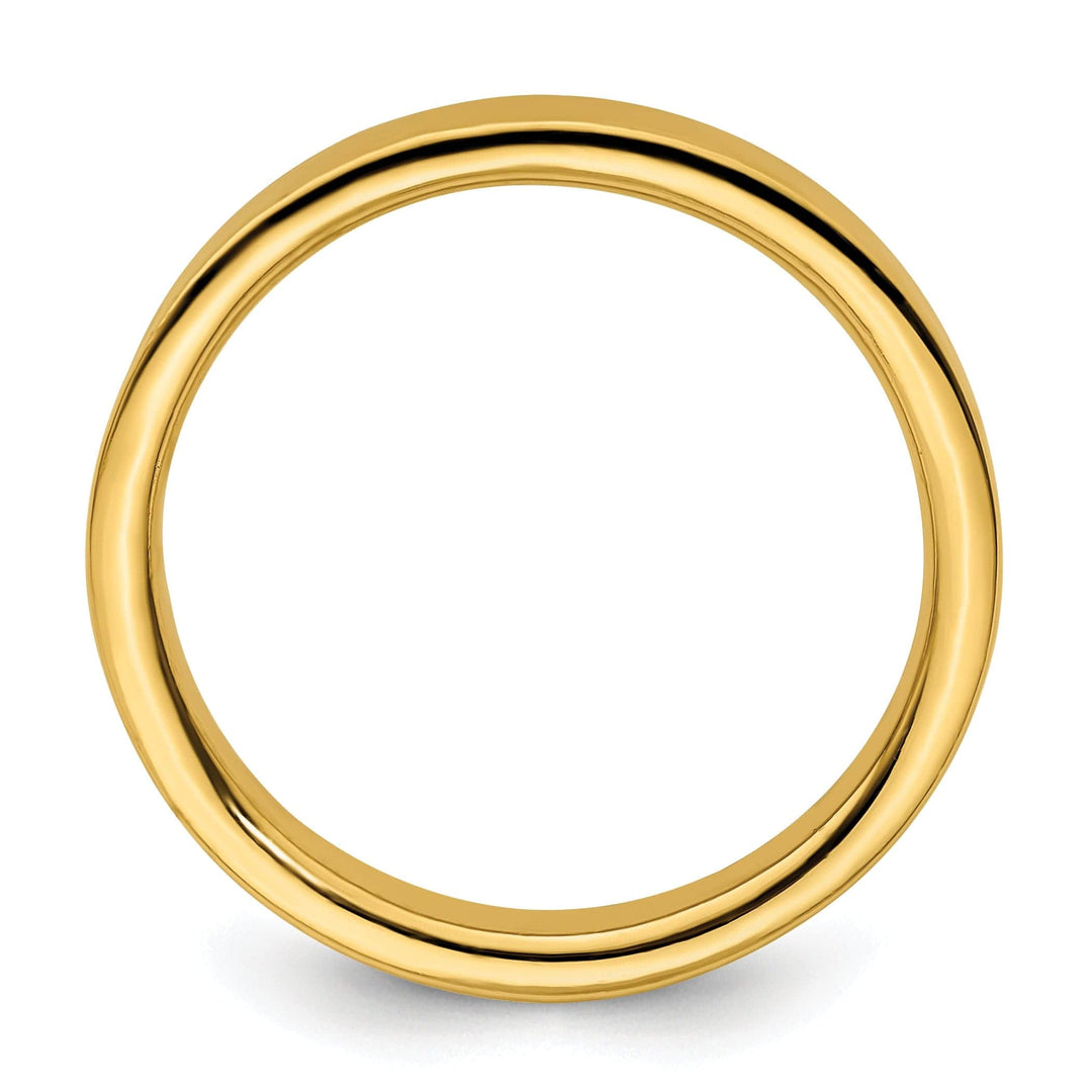 Stackable Expressions Ring Sterling Silver Gold-Plated Ring