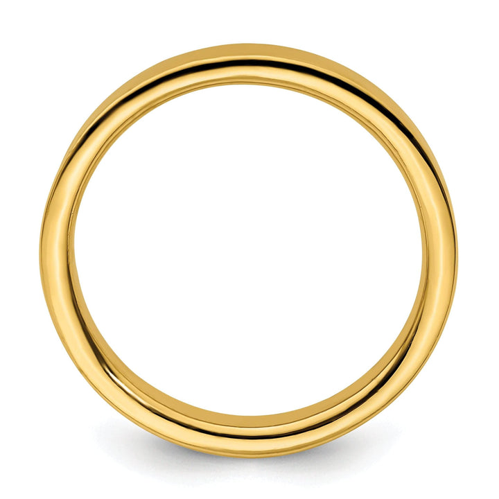 Stackable Expressions Ring Sterling Silver Gold-Plated Ring