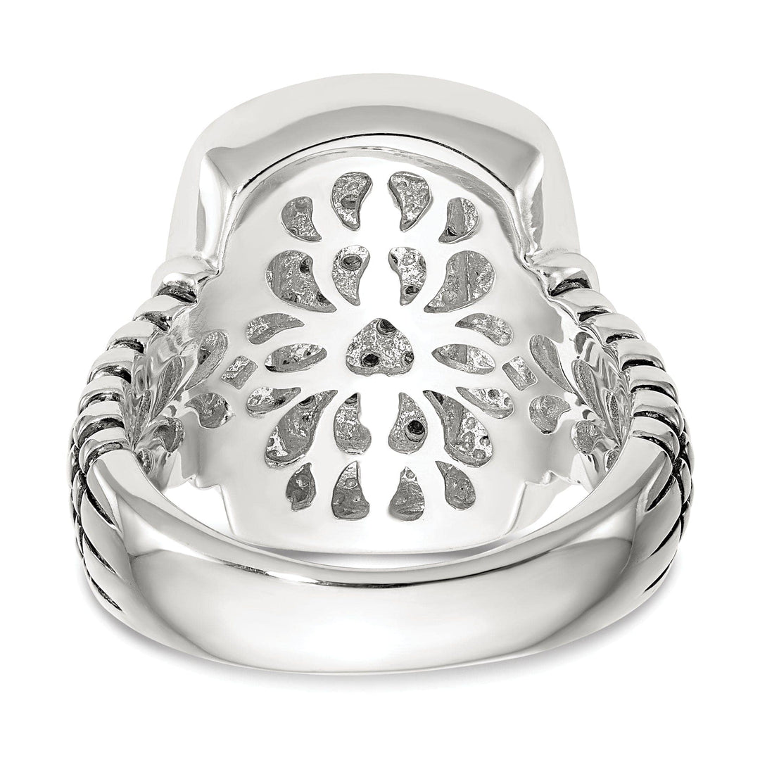 Shey Couture Ring Sterling Silver Goldy Diamond Ring