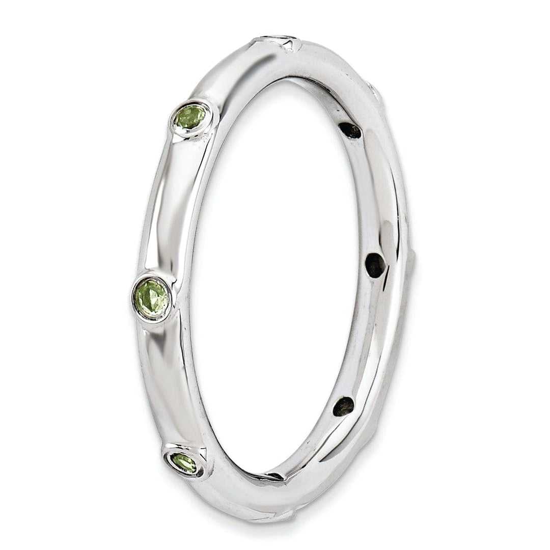 Stackable Expressions Ring Sterling Silver Peridot Ring