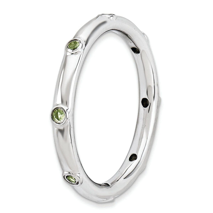 Stackable Expressions Ring Sterling Silver Peridot Ring