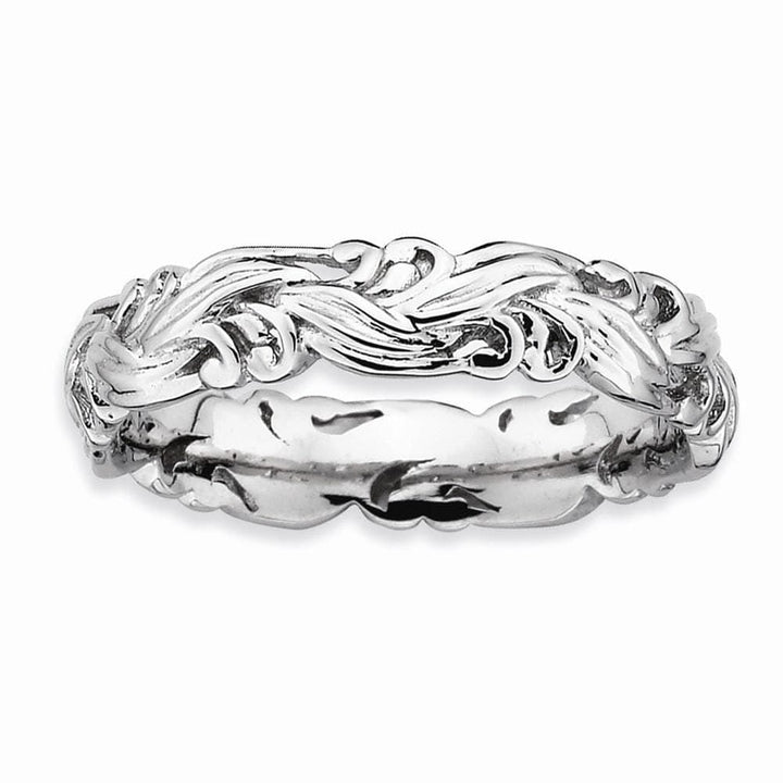 Stackable Expressions Ring Sterling Silver Polished Ring
