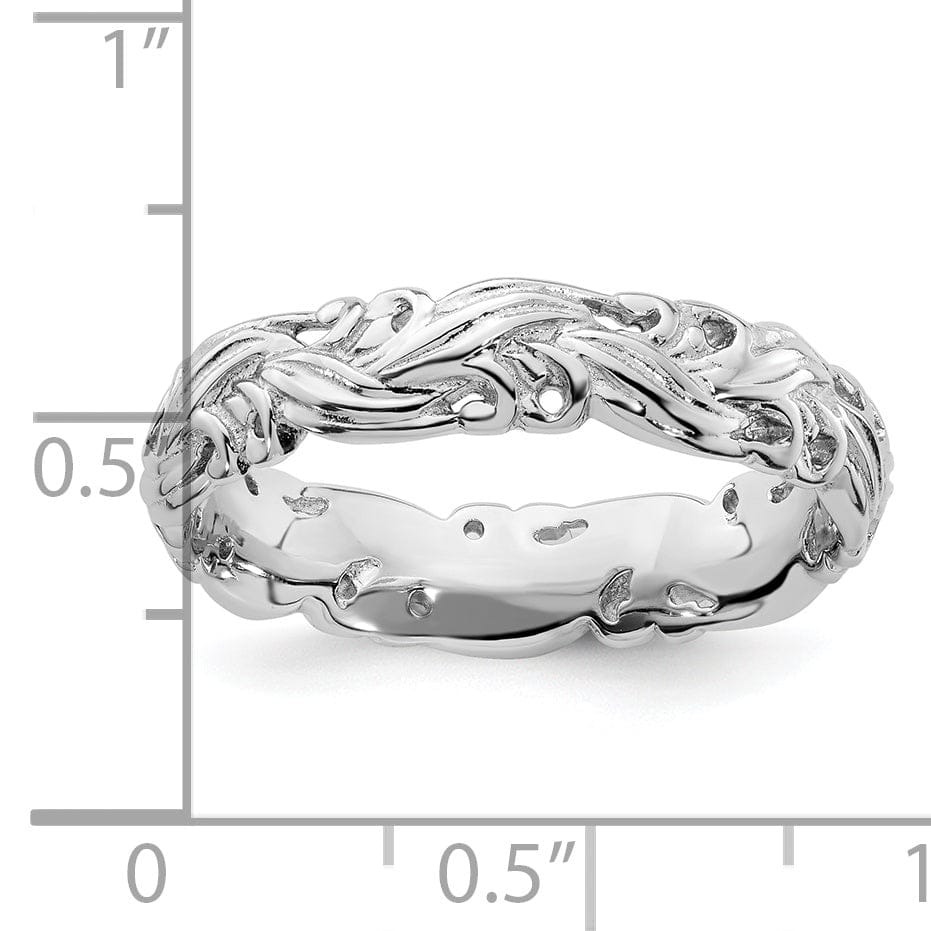 Stackable Expressions Ring Sterling Silver Polished Ring