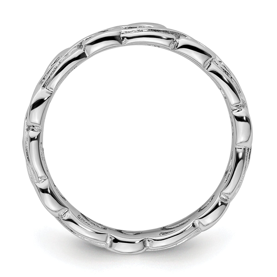 Stackable Expressions Ring Sterling Silver Polished Ring