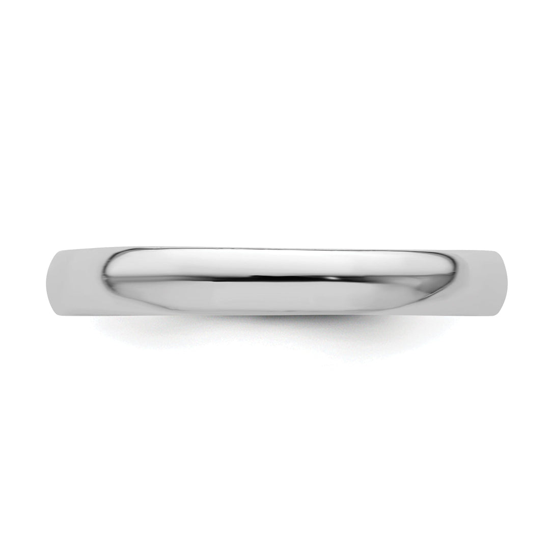 Stackable Expressions Ring Sterling Silver Rhodium Polished Ring