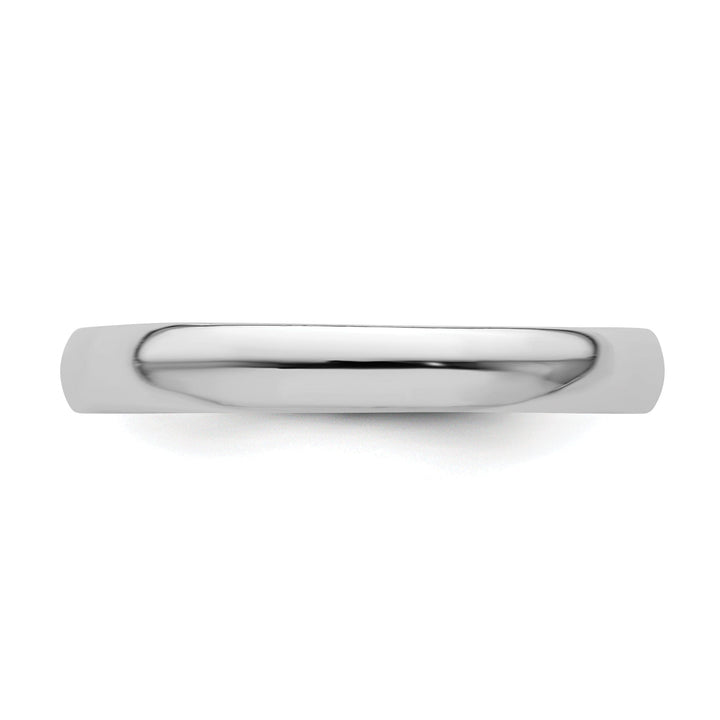 Stackable Expressions Ring Sterling Silver Rhodium Polished Ring