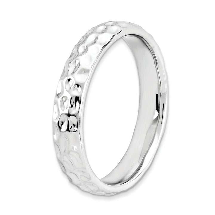 Stackable Expressions Ring Sterling Silver Rhodium Ring