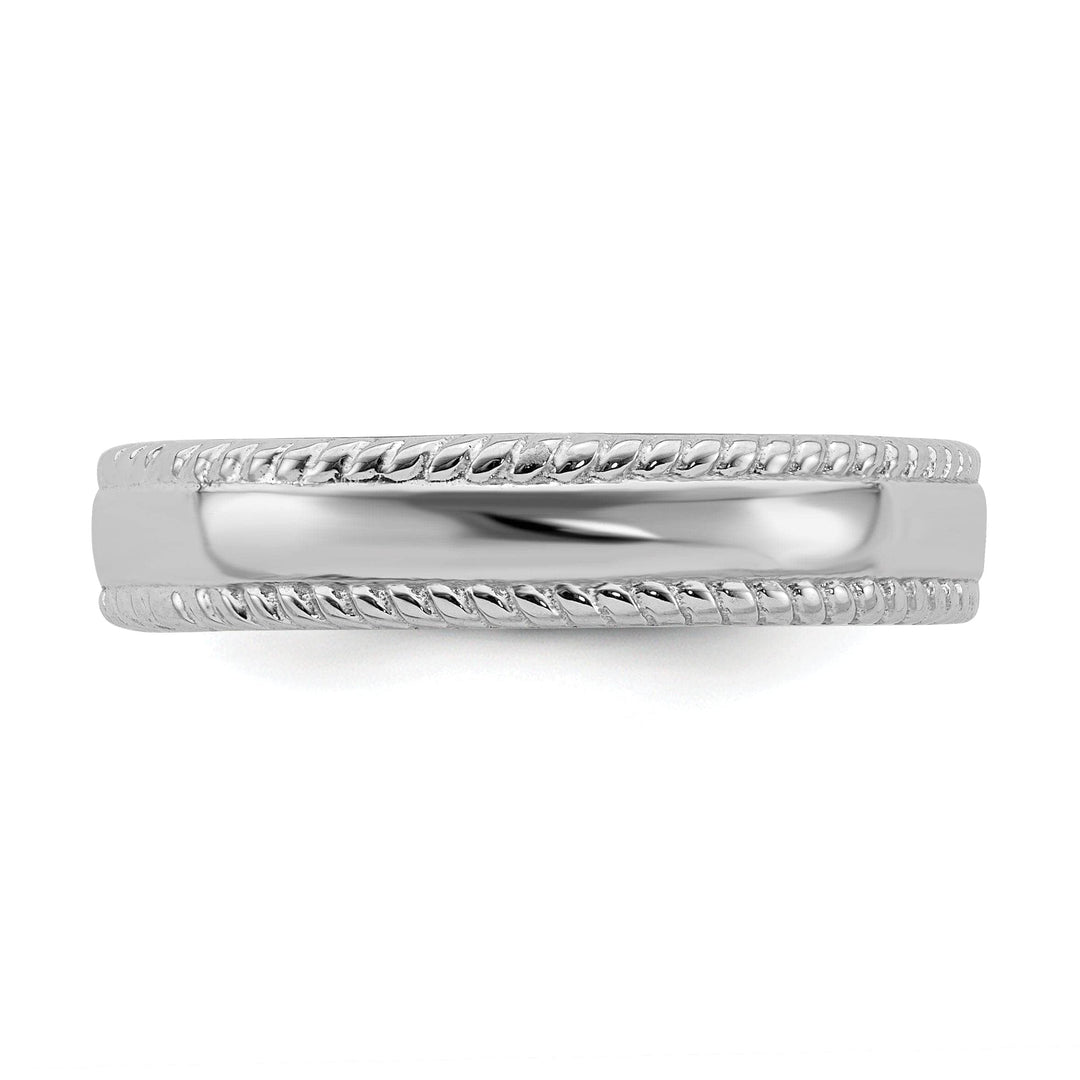 Stackable Expressions Ring Sterling Silver Rhodium Ring