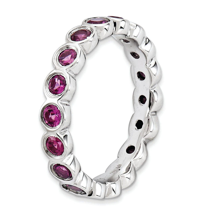 Stackable Expressions Ring Sterling Silver Rhodolite Garnet Ring