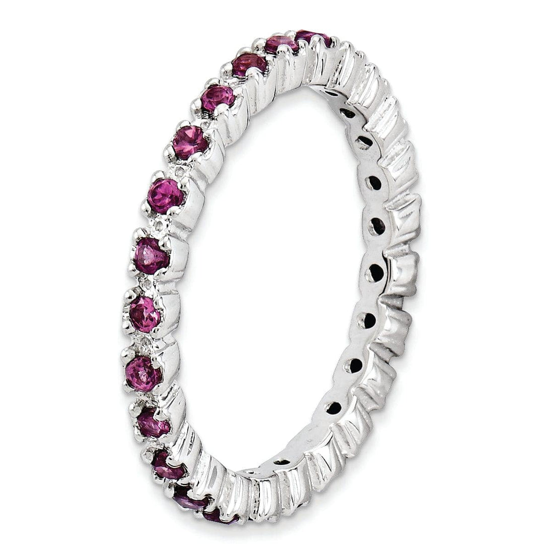 Stackable Expressions Ring Sterling Silver Rhodolite Garnet Ring