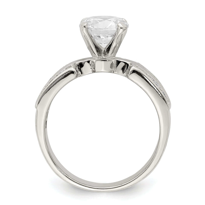 Lovely Rita's Ring Sterling Silver Solitaire Cubic Zirconia Ring